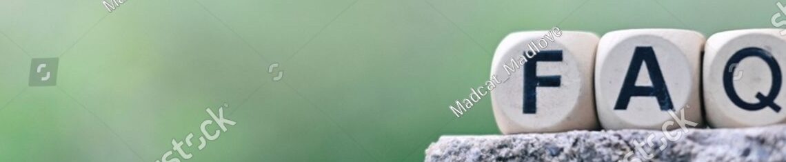 stock photo close up faq